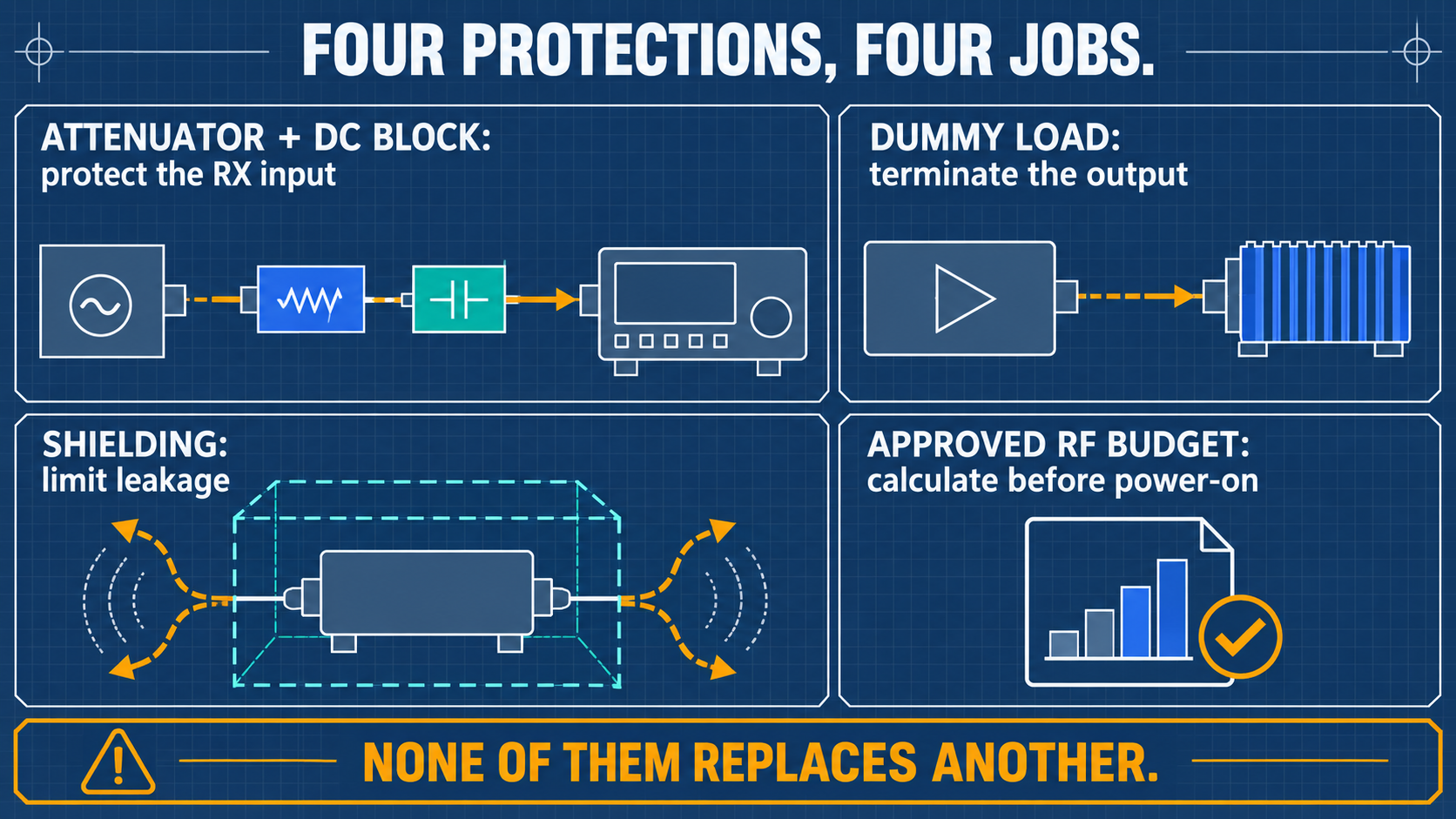 Four Hardware Protection Layers in Wired Transmission