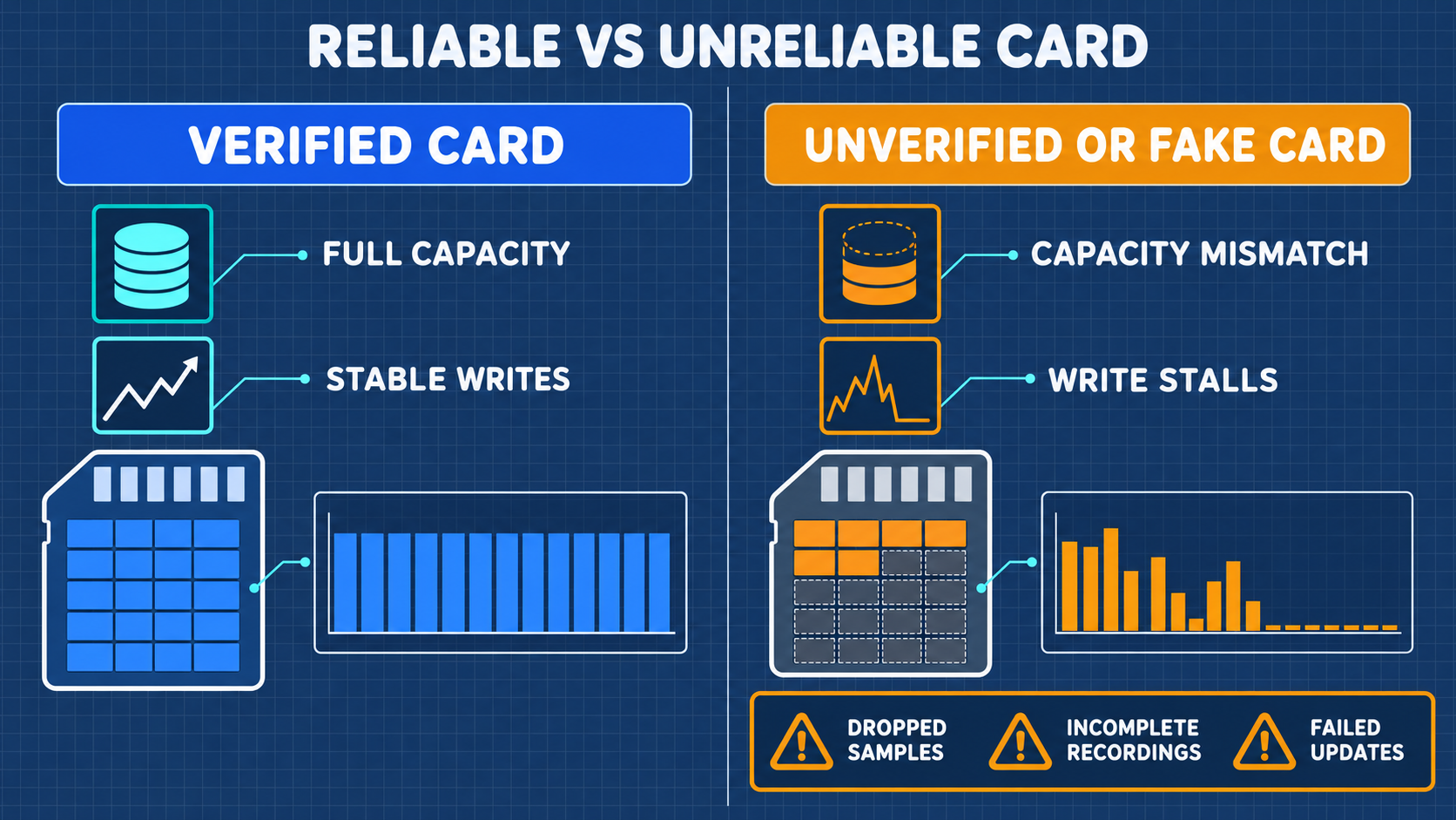 Memory Card Class and Buffer Underrun Comparison